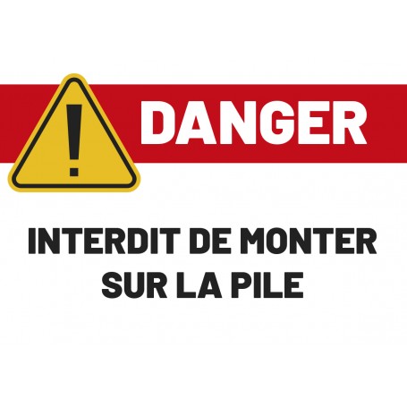 TRAVAUX FORESTIERS - Pancartes A4 (297x210mm)