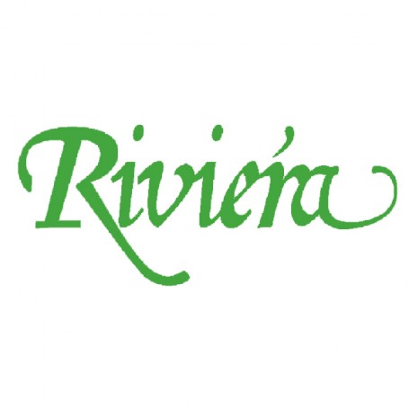 Riviera - sticker 40x17cm - vert tilleul