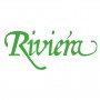 Riviera - sticker 40x17cm - vert tilleul